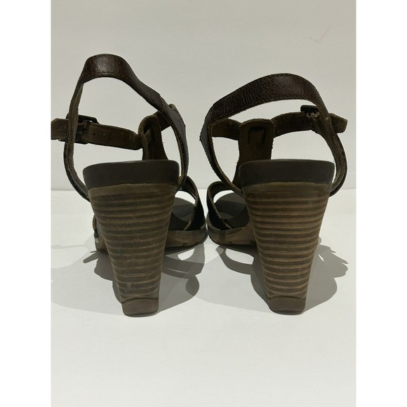 Women's Timberland Sz. 7.5 Stratham Heights Brown Leather Sandals‎ - Picture 5 of 8